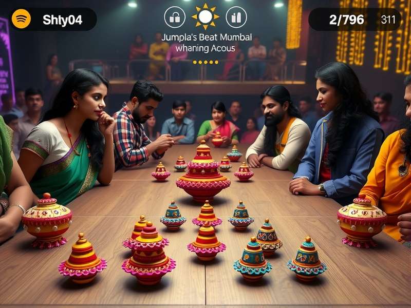 Jhumka Beat Burst tournament in Mumbai with players and audience